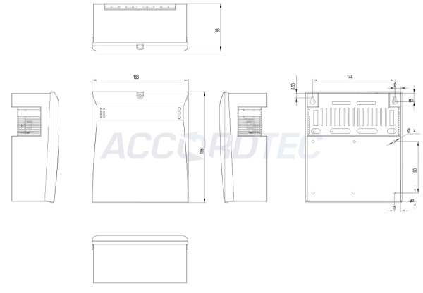 ББП-60 v.8 исп. 1 Блок бесперебойного питания ACCORDTEC, 12 В, 6 (8 х 0.75А)
